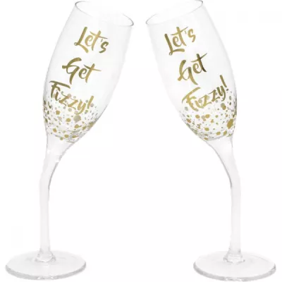 Комплект чаши за шампанско - Lets get fizzy